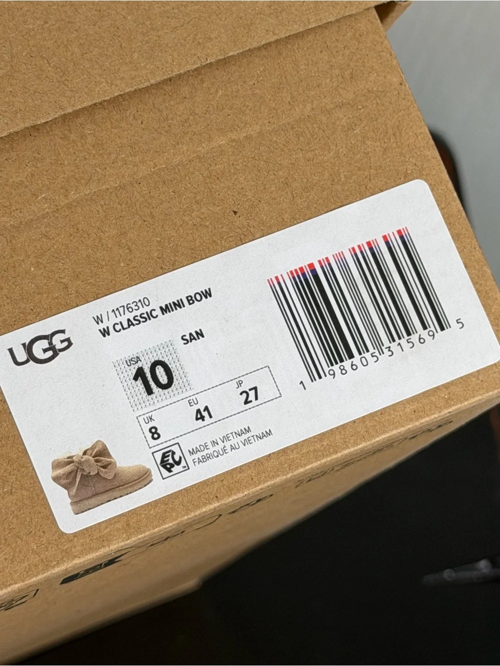 UGG Classic Mini Bow